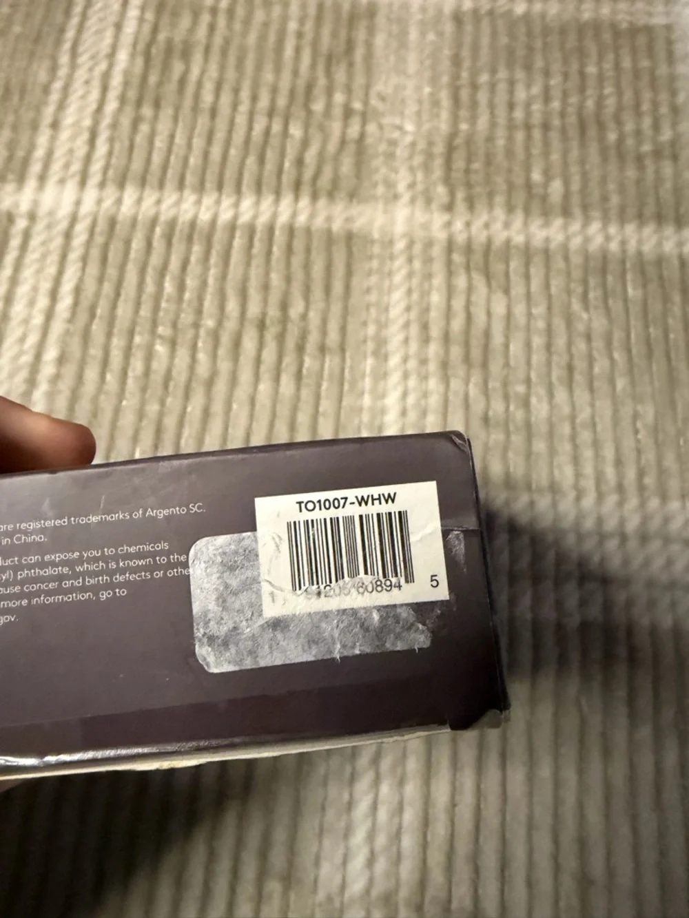 MVMT Watch Box/Packaging - Dark Purple and White